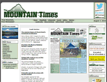 Tablet Screenshot of mountaintimesoregon.com
